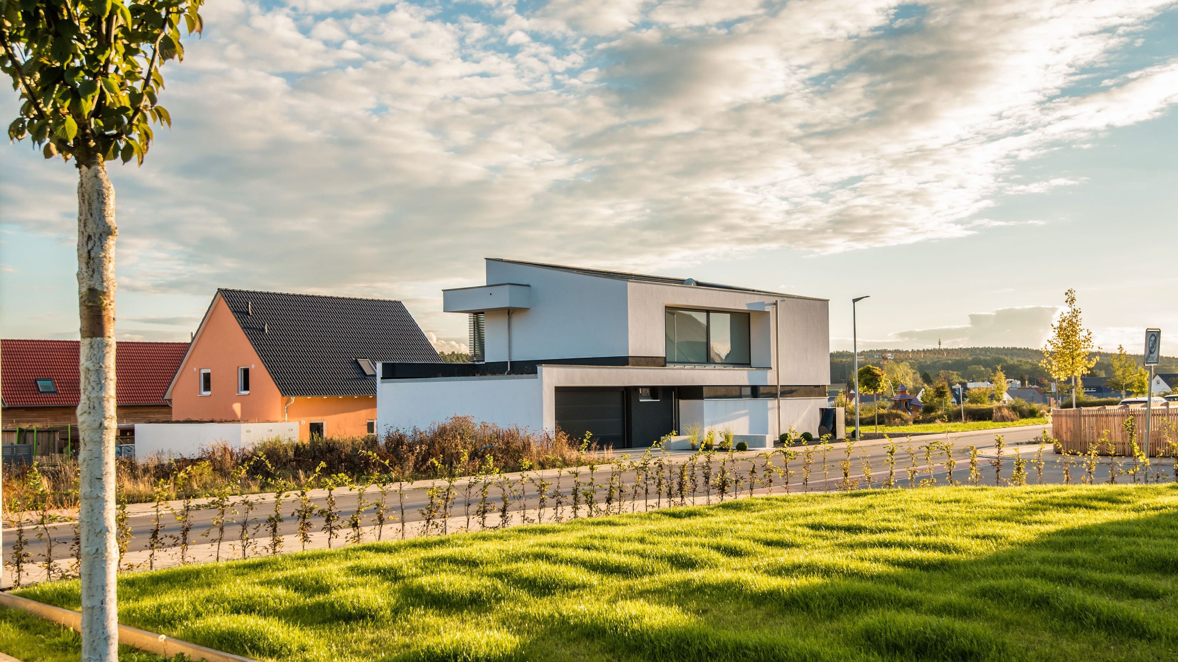 Modernes Einfamilienhaus im Grünen